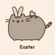 Bunny Easter GIF - Bunny Easter Pusheen GIFs