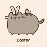 Bunny Easter GIF Bunny Easter Pusheen Discover Share GIFs