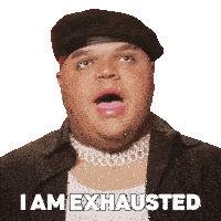 I Am Exhausted Kandy Muse Sticker - I Am Exhausted Kandy Muse Rupaul’s Drag Race All Stars Stickers