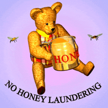 No Honey Laundering Honey Bees GIF - No Honey Laundering Honey Bees Honey Bear GIFs