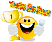 Youre The Best Trophy Sticker - Youre The Best Trophy Thumbs Up Stickers