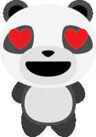 Love Panda Love Sticker - Love Panda Love Love You Stickers
