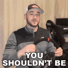 You Shouldnt Be Anthony Alfredo GIF - You Shouldnt Be Anthony Alfredo Dont Be GIFs