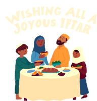 Seasonal Wishing All A Joyous Iftar Sticker - Seasonal Wishing All A Joyous Iftar Ramadan Kareen Stickers