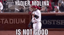Yadier Molina Yadi GIF - Yadier Molina Yadi Yadi Is Not Good GIFs