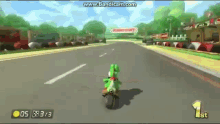 Mario Kart Yoshi GIF