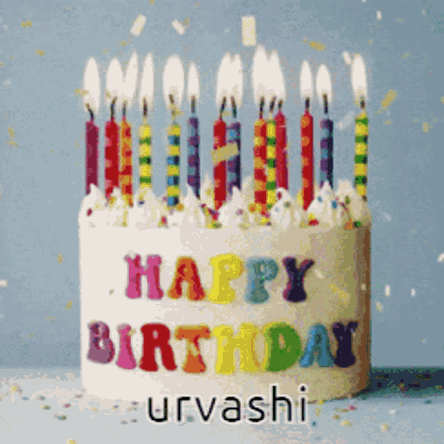 Urvashi Happy Birthday Cakes Pics Gallery