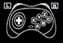 Sega Saturn Controller Abcxyz GIF