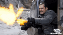 shooting machine gun henry cavill mission impossible mission impossible fallout