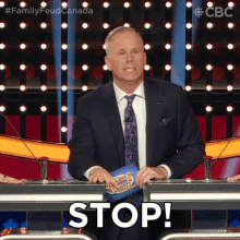 Stop Gerry Dee GIF - Stop Gerry Dee Family Feud Canada GIFs