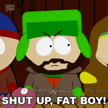 Shut Up Fat Boy Kyle Broflovski GIF - Shut Up Fat Boy Kyle Broflovski South Park GIFs