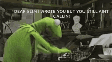 Kermit Calling GIF - Kermit Calling Writing GIFs