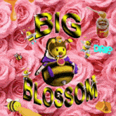 Big Blossom Dogeoverpowered GIF - Big Blossom Dogeoverpowered Bee GIFs