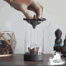 Crystal Rose Quiet Incense GIF - Crystal Rose Quiet Incense Incense GIFs