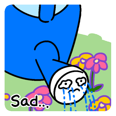 Pensive Sad Sticker - Pensive Sad Cried Stickers