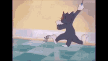 Tom Jerry GIF - Tom Jerry Tuffy Hit GIFs