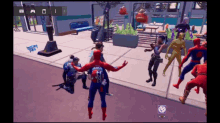 Spiderman Hugs Chun Li Spider Man GIF