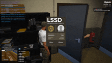 a screenshot of a video game shows a los santos county sheriff 's department