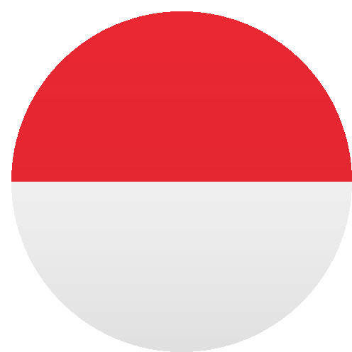 Indonesia Flags Sticker - Indonesia Flags Joypixels Stickers