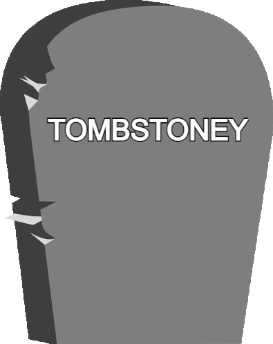 Stoney Tombstone Sticker - Stoney Tombstone Stickers
