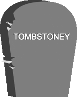 Stoney Tombstone Sticker - Stoney Tombstone Stickers