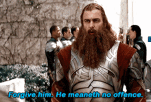 No Offence Forgive Him GIF - No Offence Forgive Him Volstagg GIFs