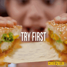 Cheezilla Try First GIF - Cheezilla Try First Kfc GIFs