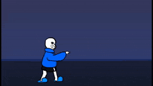 a cartoon drawing of a person holding a skeleton with the number 0 on it