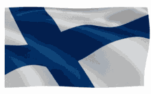 Finland Finnish Flag GIF - Finland Finnish Flag Waving Flag GIFs