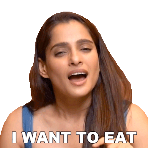 I Want To Eat Priya Bapat Sticker - I Want To Eat Priya Bapat Pinkvilla Stickers