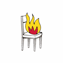 5aclub burning chair chair