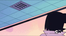 a cartoon of a person with the cn logo in the corner
