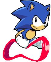 Running Gif Sonic The Hedgehog Sticker - Running Gif Sonic The Hedgehog Sega Stickers