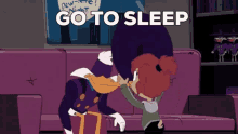 Go To Sleep Darkwing Duck GIF - Go To Sleep Darkwing Duck Gosalyn Mallard GIFs
