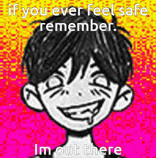 Omori If You Ever Feel Safe GIF - Omori If You Ever Feel Safe Im Out There GIFs