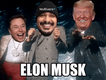 elon musk is the name of the man in the middle of the picture