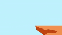 a cartoon drawing of a car going down a hill