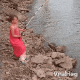 Fishing Viralhog GIF - Fishing Viralhog Trying To Catch A Fish GIFs