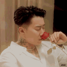 Jay Park Jay Park Flowers GIF - Jay Park Jay Park Flowers Jay Park Handsome GIFs