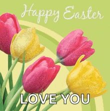 Tulips Happy Easter GIF - Tulips Happy Easter Flowers GIFs