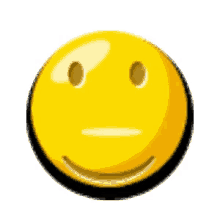 a yellow smiley face with a slight smile on it 's face