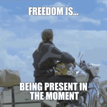 independence day 15th aug freedom motorbike present in the moment