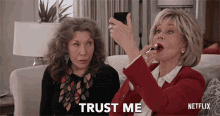 Trust Me Jane Fonda GIF - Trust Me Jane Fonda Grace Hanson GIFs