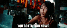 Transformers Mikaela Banes GIF - Transformers Mikaela Banes You Gotta Talk Now GIFs