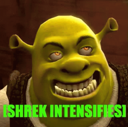 Shrek intensifies shrek gif shrek intensifies shrek smile discover