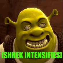 Shrek Intensifies Shrek GIF - Shrek Intensifies Shrek Smile GIFs