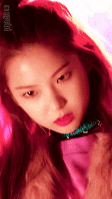 a close up of a woman 's face with a watermark that says ' candy ' on the bottom