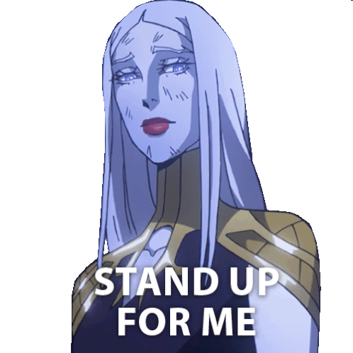 Stand Up For Me Carmilla Sticker - Stand Up For Me Carmilla Castlevania Stickers