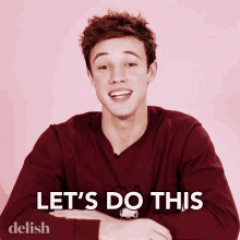 lets do this im ready lets go thumbs up cameron dallas