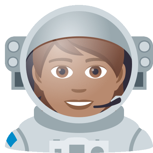 Astronaut Joypixels Sticker - Astronaut Joypixels Space Suit Stickers